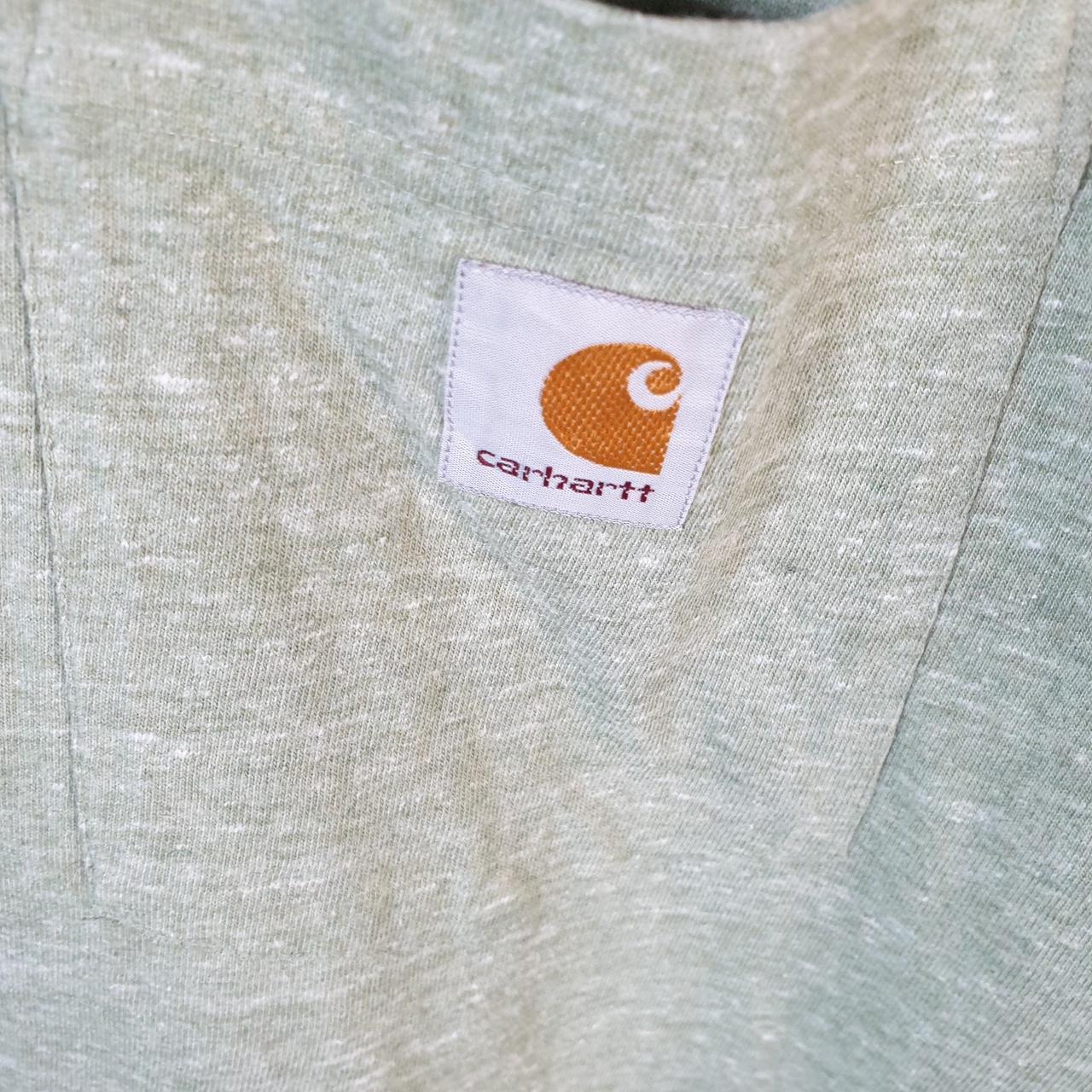 Vintage Carhartt Pocket T Shirt Men’s XL Green Workwear Chore Utility Loose Fit