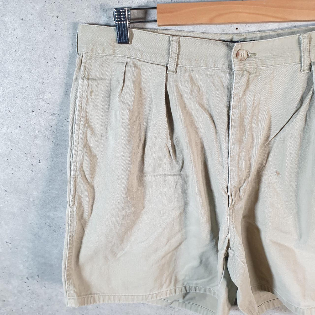 Vintage Ralph Lauren Polo Shorts Jorts Chino Cargo Men’s W36 Brown Baggy Cotton A4599
