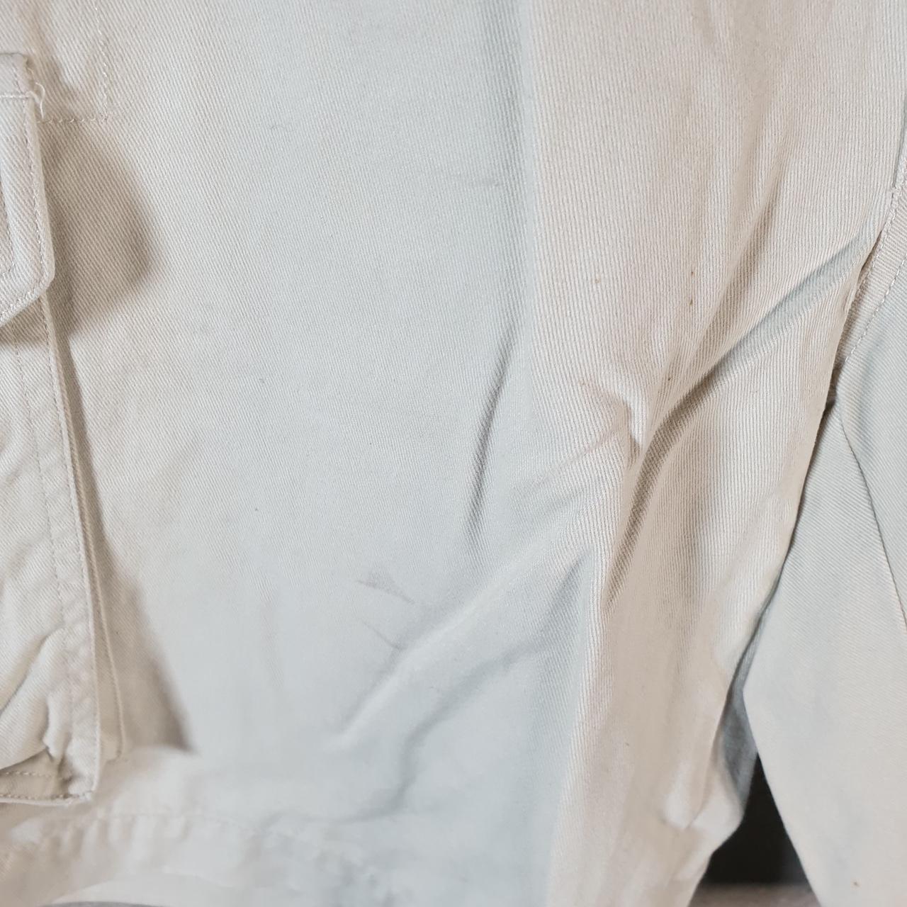 Vintage Calvin Klein Baggy Shorts Jorts Cargo Mens W36 Beige Relaxed Cotton