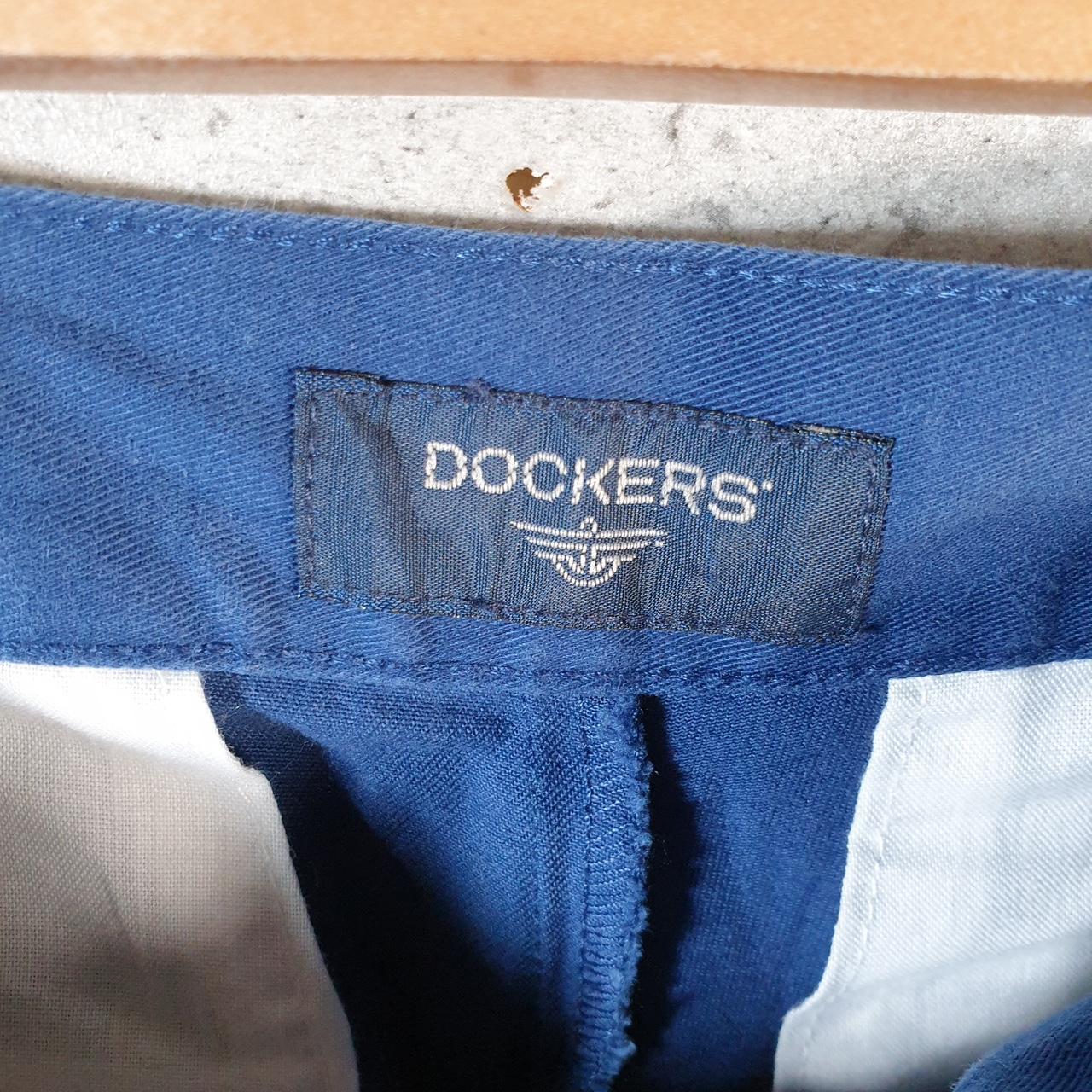 Vintage Dockers Chino Shorts Jorts Cargo Men’s W29 Blue Baggy Cotton
