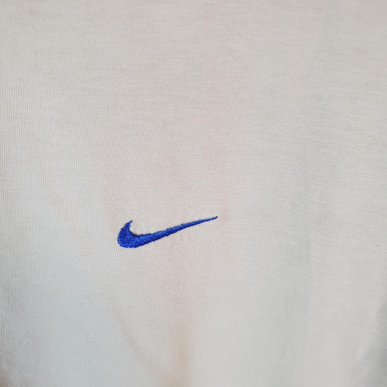 Vintage Nike T Shirt Men’s Medium Brown Embroidered Single Swoosh Logo Athletic