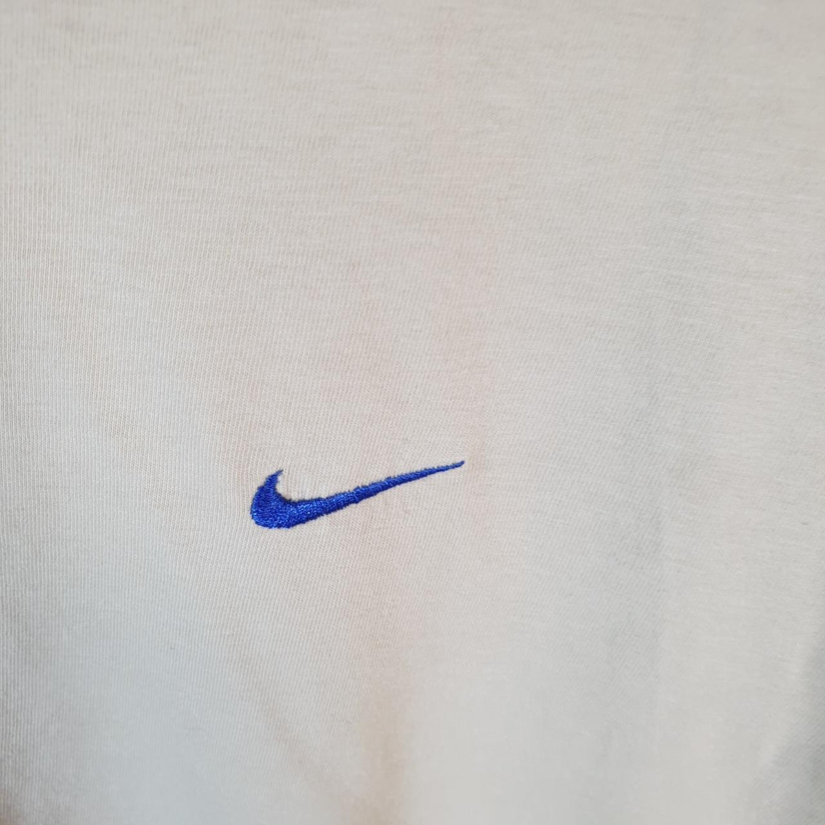 Vintage Nike T Shirt Men’s Medium Brown Embroidered Single Swoosh Logo Athletic