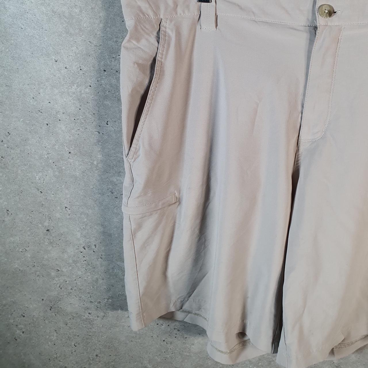 Vintage Columbia Carpenter Shorts Jorts Cargo Men’s W40 Brown Athletic Hiking Fishing Gear A4463