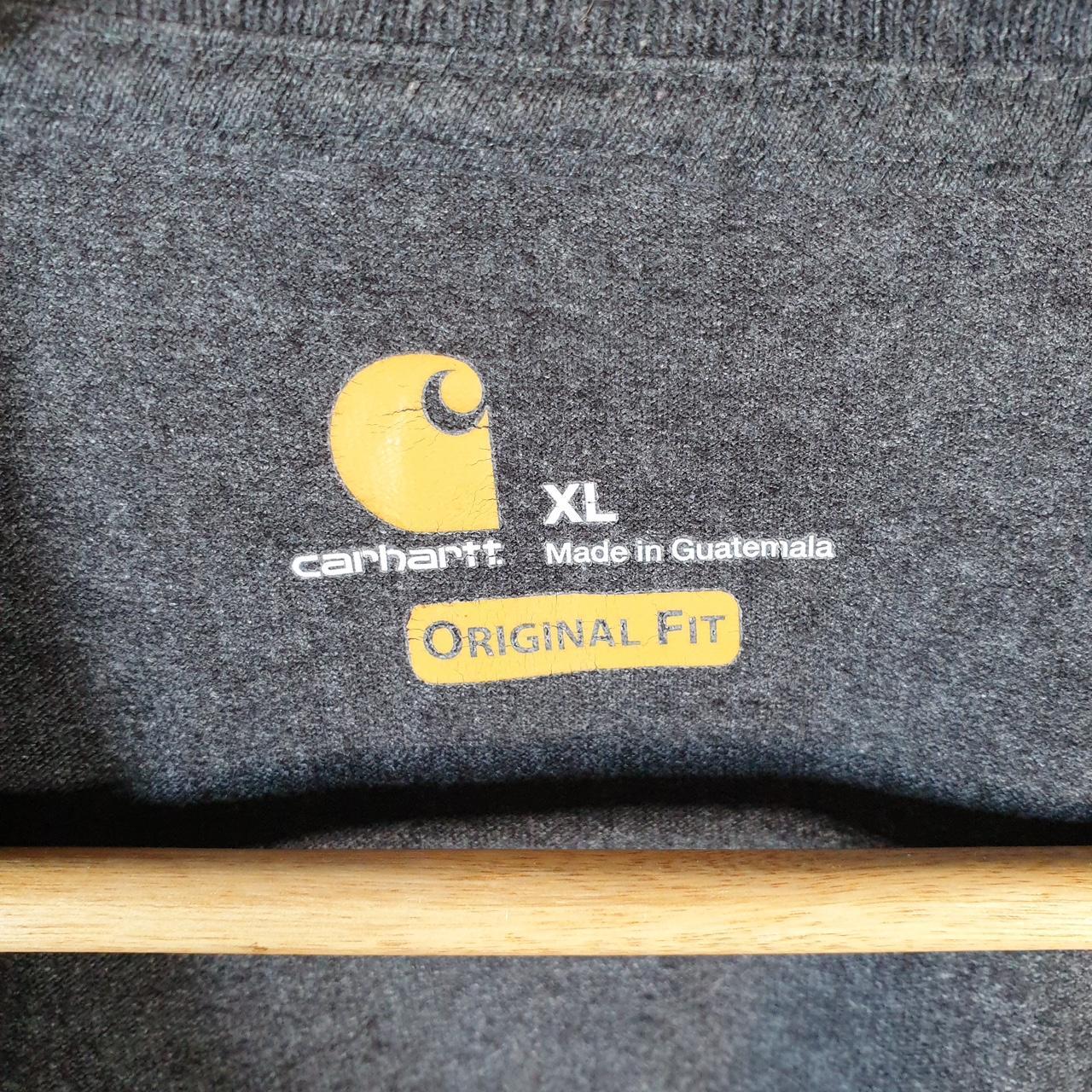 Vintage Carhartt Pocket T Shirt Men’s XL Grey Workwear Chore Utility Original Fit C9293