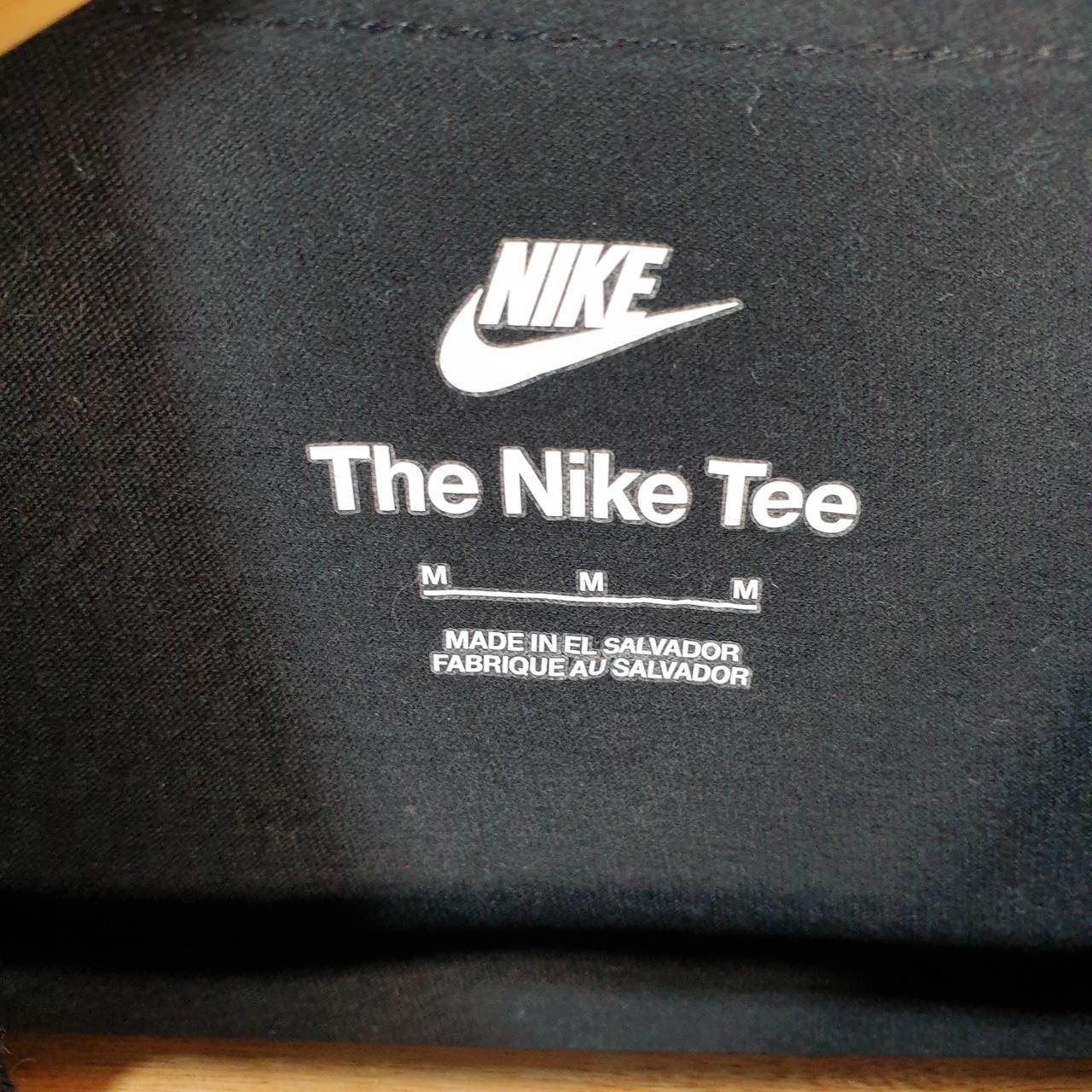 Vintage Nike Spellout Club T Shirt Men’s Medium Black Logo Swoosh Athletic C9783