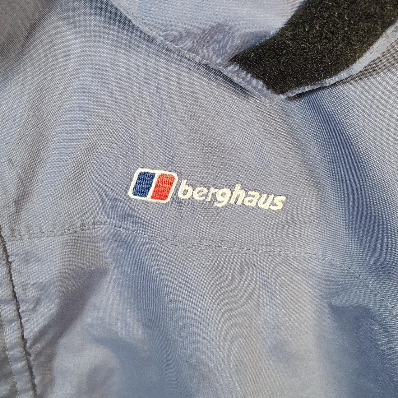 Vintage Bergahus Shell Jacket Women’s UK12 Purple Logo Full Zip Winter