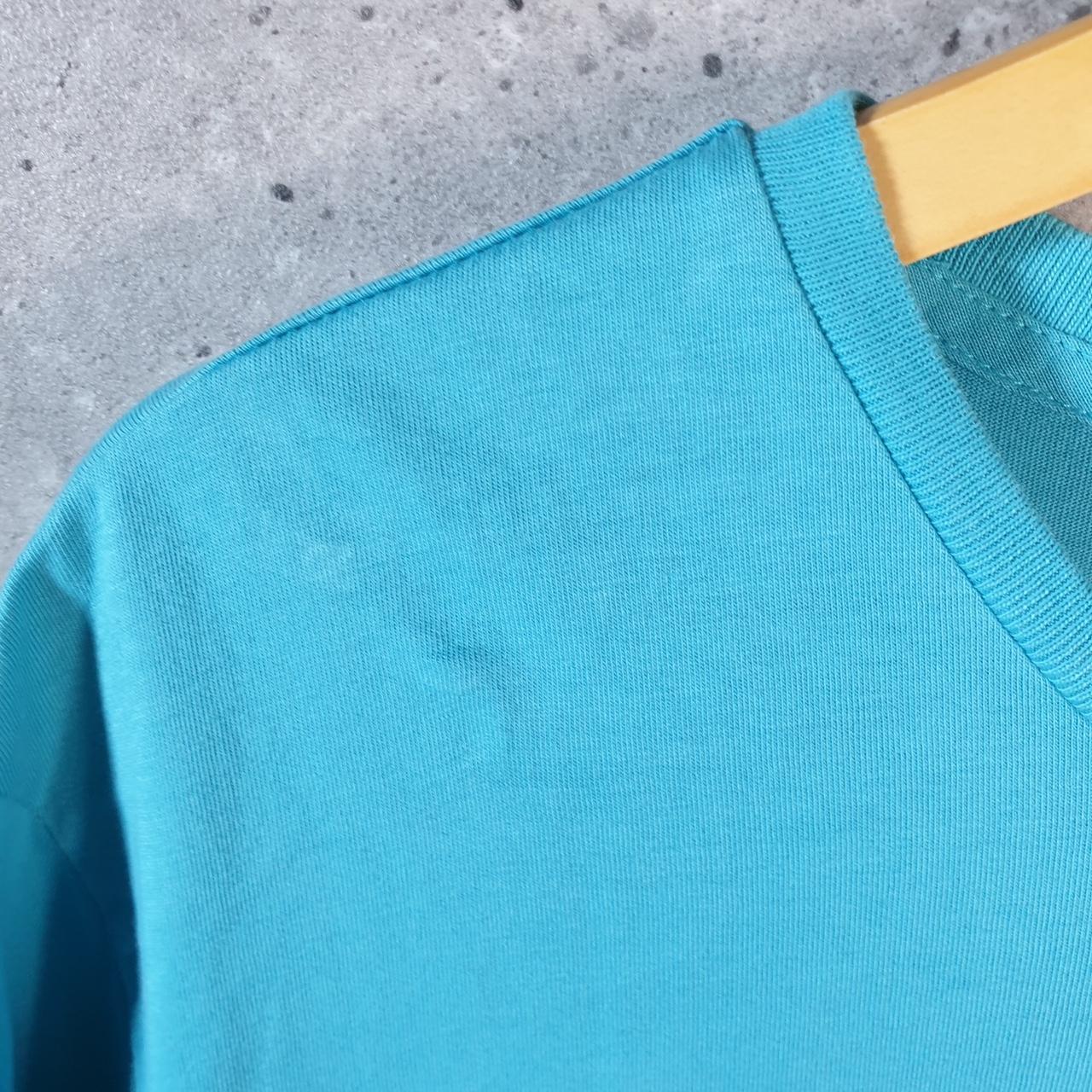 Vintage Ralph Lauren Polo T Shirt Men’s Medium Blue Embroidered Classic Fit Pony C8612