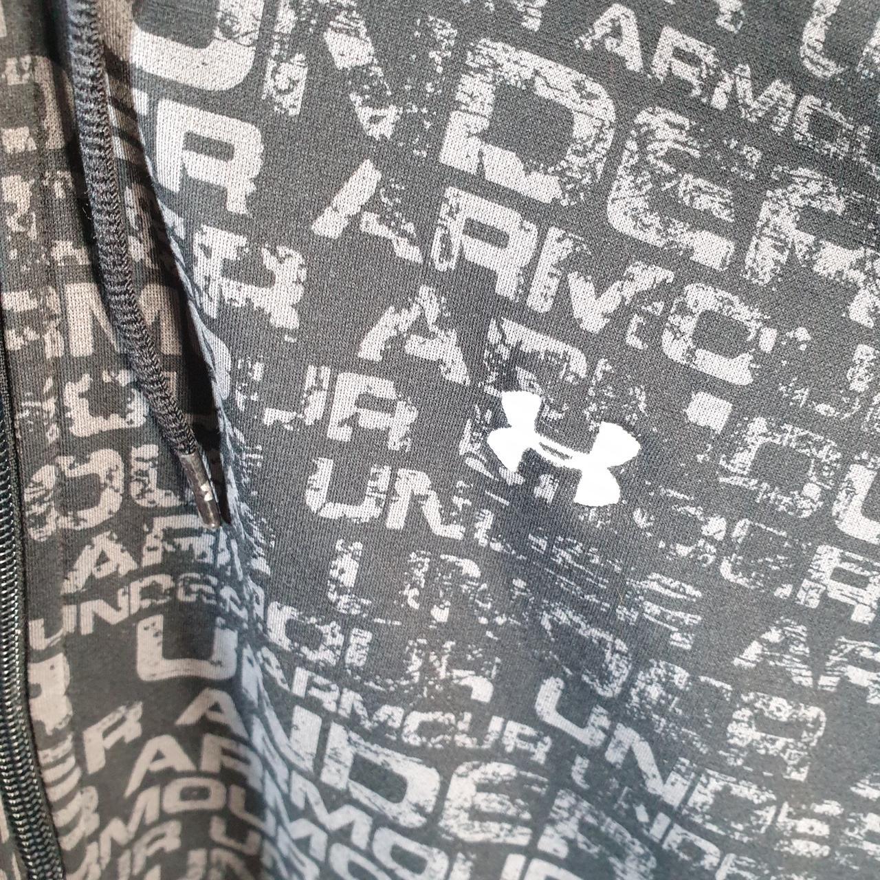 Vintage Under Armour Windbreaker Track Jacket Womens Large Grey USA Full Zip