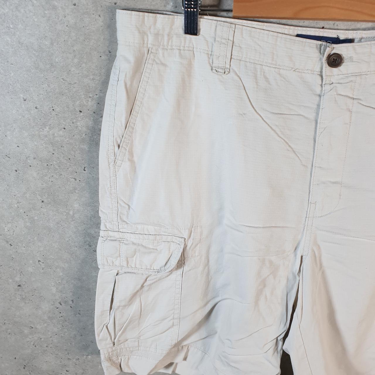 Vintage Chaps Ralph Lauren Polo Shorts Jorts Cargo Men’s W38 Beige Baggy Cotton