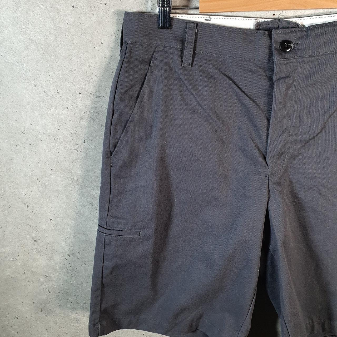 Vintage Red Kap Chino Shorts Jorts Cargo Men’s W36 Grey Baggy Cotton A4414