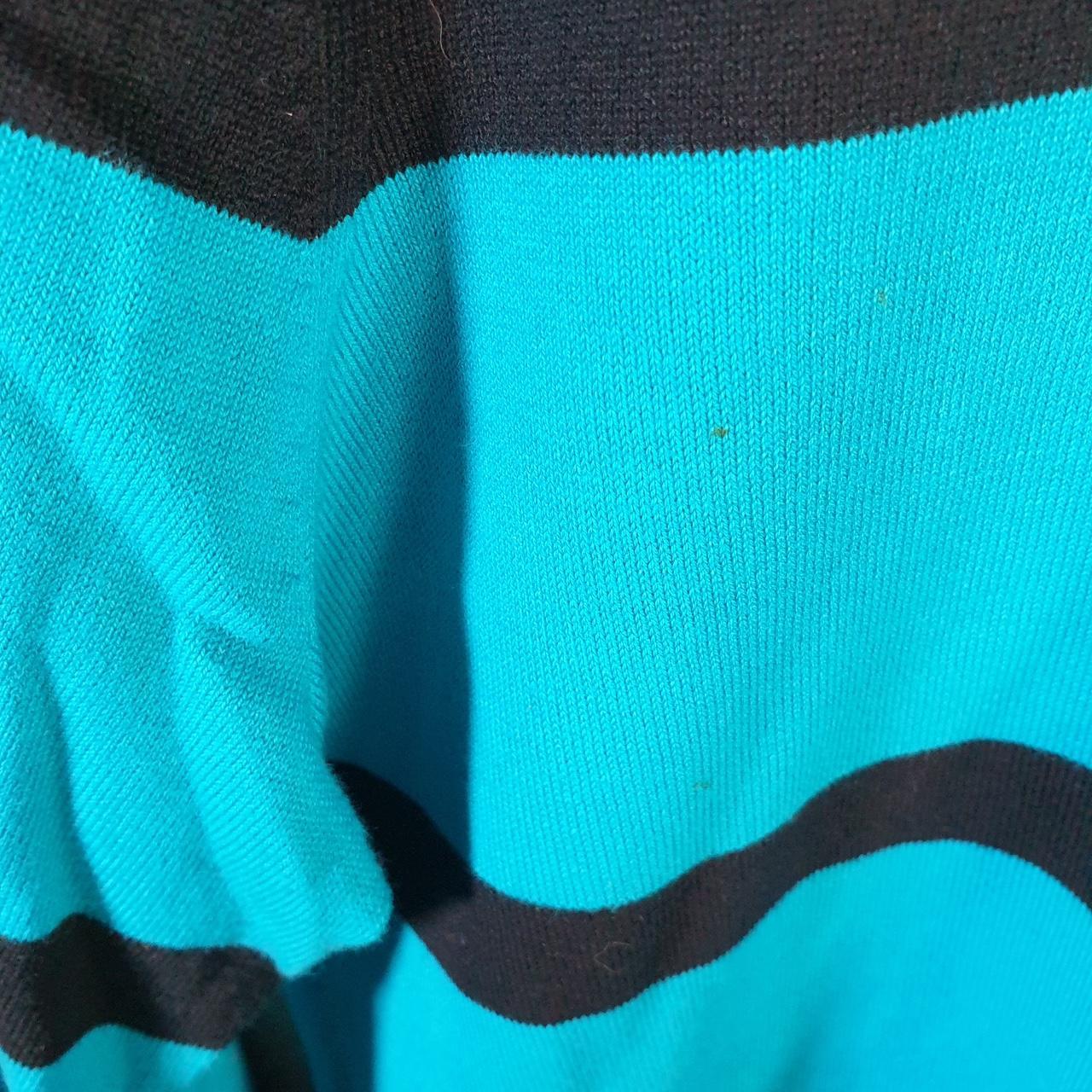 Vintage Ralph Lauren Polo Knit Sweater Womens XL Blue Striped Cotton Pullover