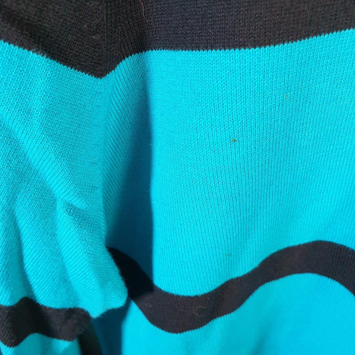 Vintage Ralph Lauren Polo Knit Sweater Womens XL Blue Striped Cotton Pullover