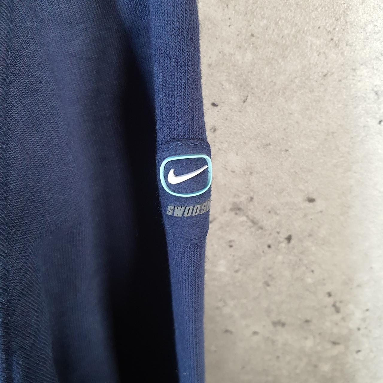 Vintage Nike 90s Embroidered Sweatshirt Men’s XL Navy Blue Swoosh Y2K Pullover