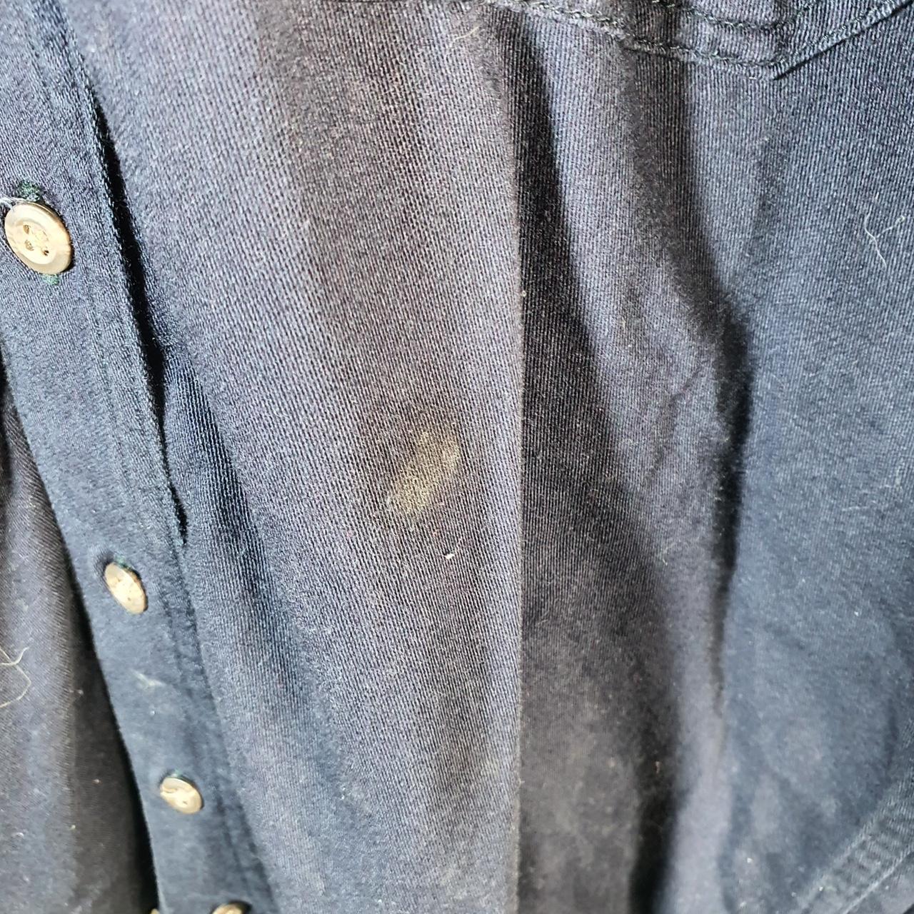 Vintage Carhartt FR Shirt Button Down Mens Medium Blue Chore Utility Relaxed - Big Fish Vintage
