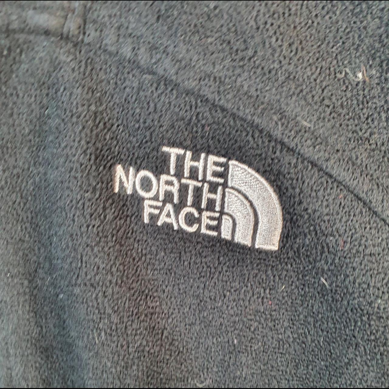 Vintage The North Face TNF Windwall Fleece Sweatshirt  Womens Large Black Full Zip Logo