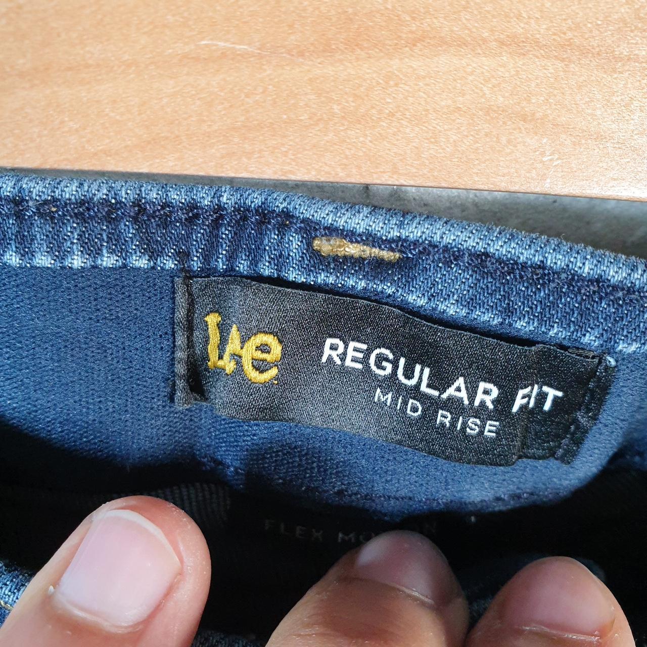 Vintage Lee Baggy Shorts Jorts Cargo Womens W32 Blue Relaxed Denim