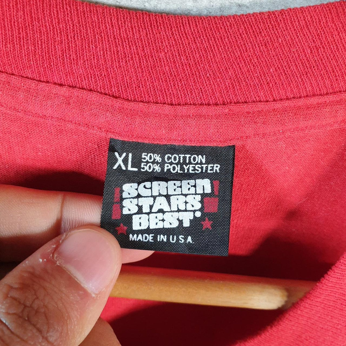 Vintage Screen Stars Aldine Sings 90s USA Single Stitch T Shirt Men’s XL Red C8152