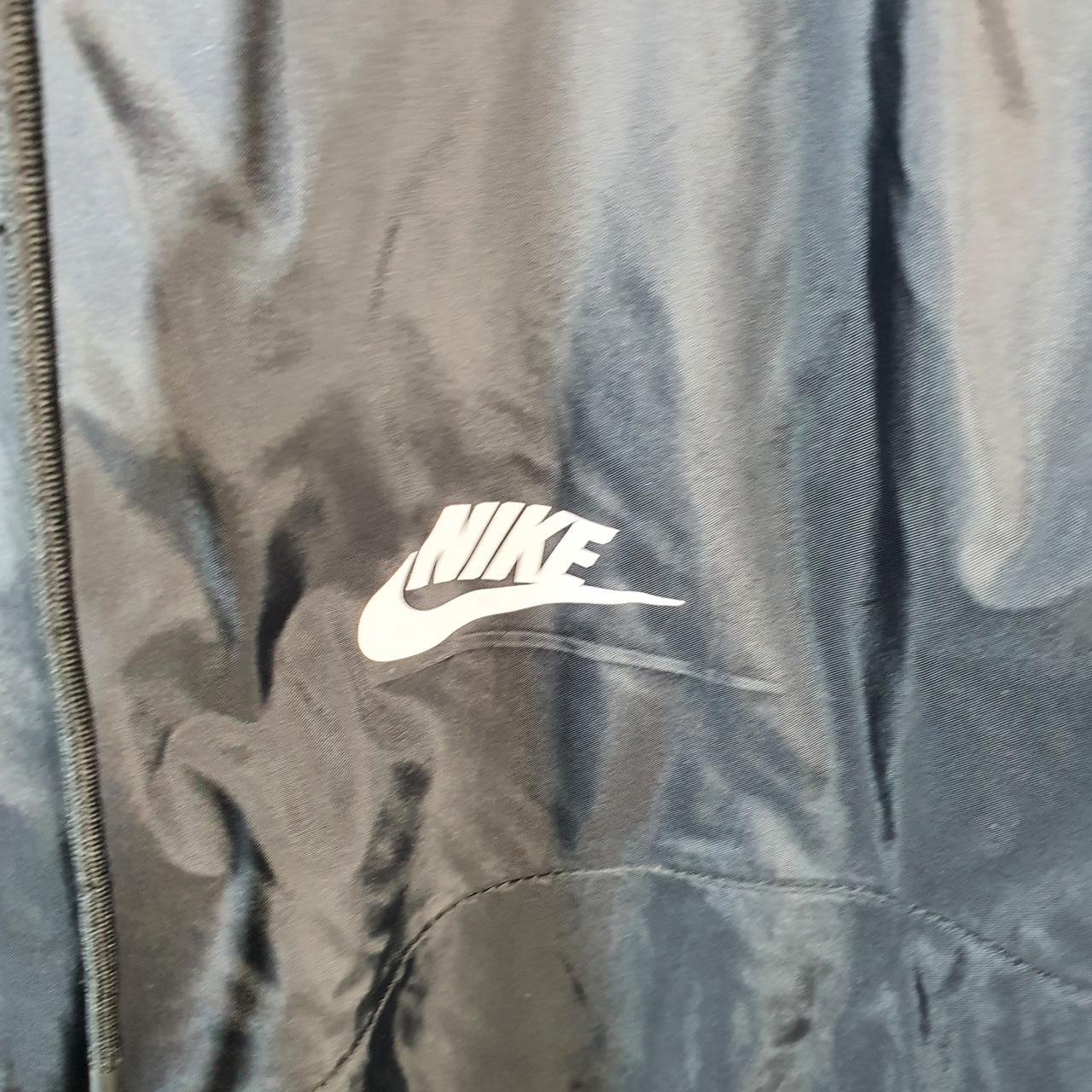 Vintage Nike Windbreaker Track Jacket Mens XL Blaxk USA Swoosh Full Zip