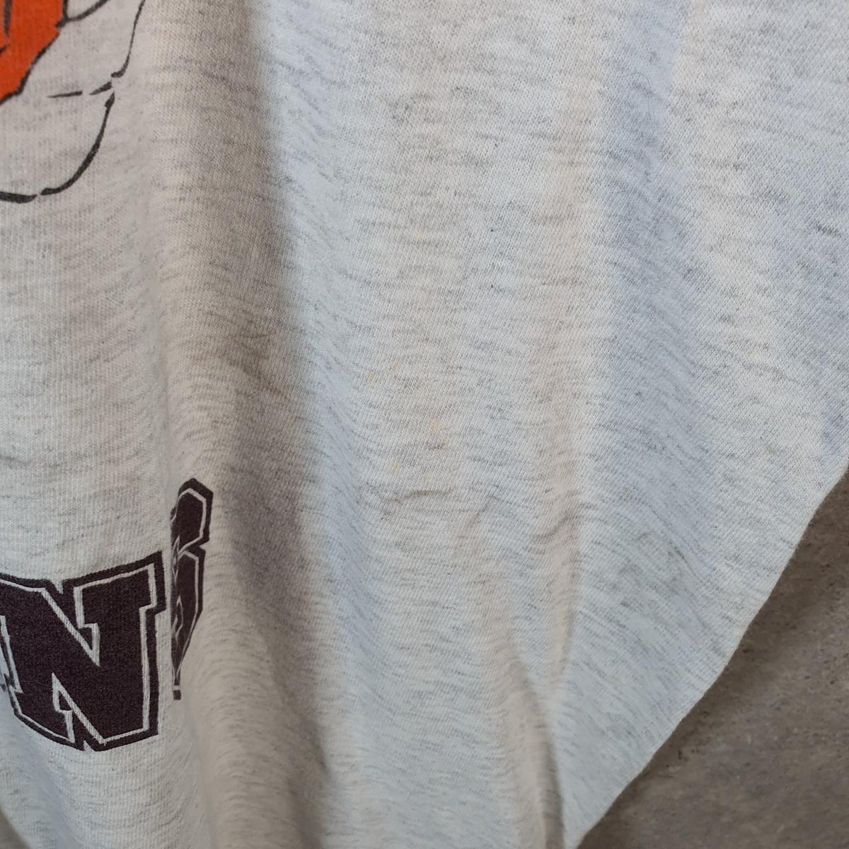 Vintage Virginia Tech 1995 Big East USA Single Stitch T Shirt Men’s Medium Grey C9523