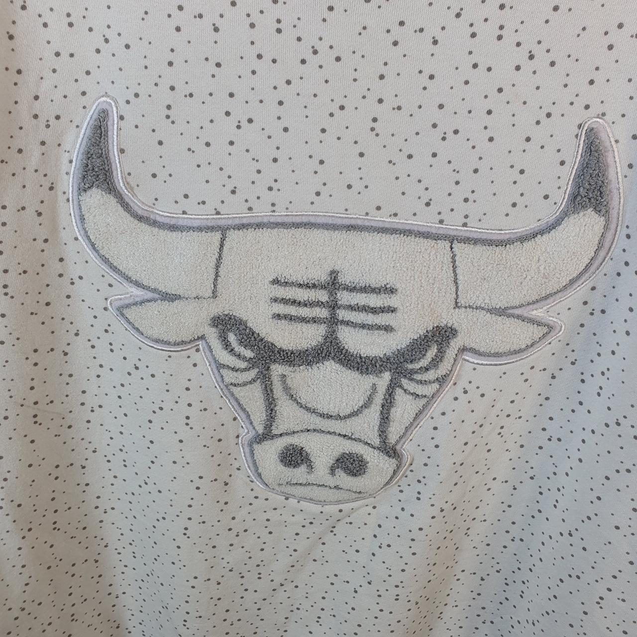 Vintage NBA Chicago Bulls Sweatshirt Men’s XL White Pullover Pro Sport USA
