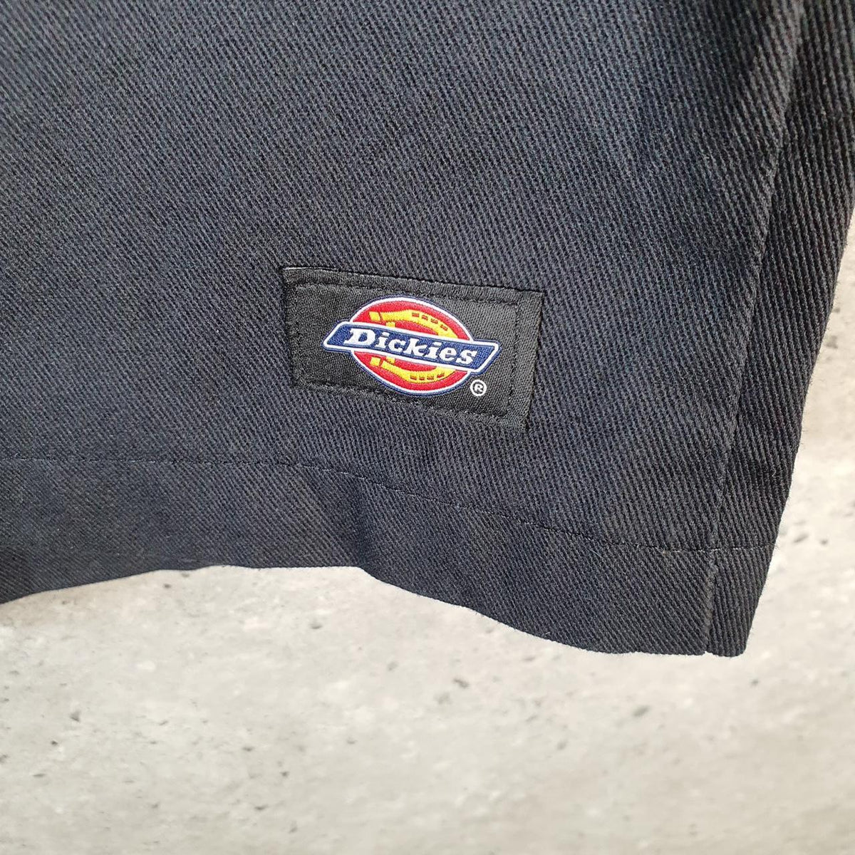 Vintage Dickies Baggy Chino Shorts Jorts Cargo Mens W38 Black Loose Fit