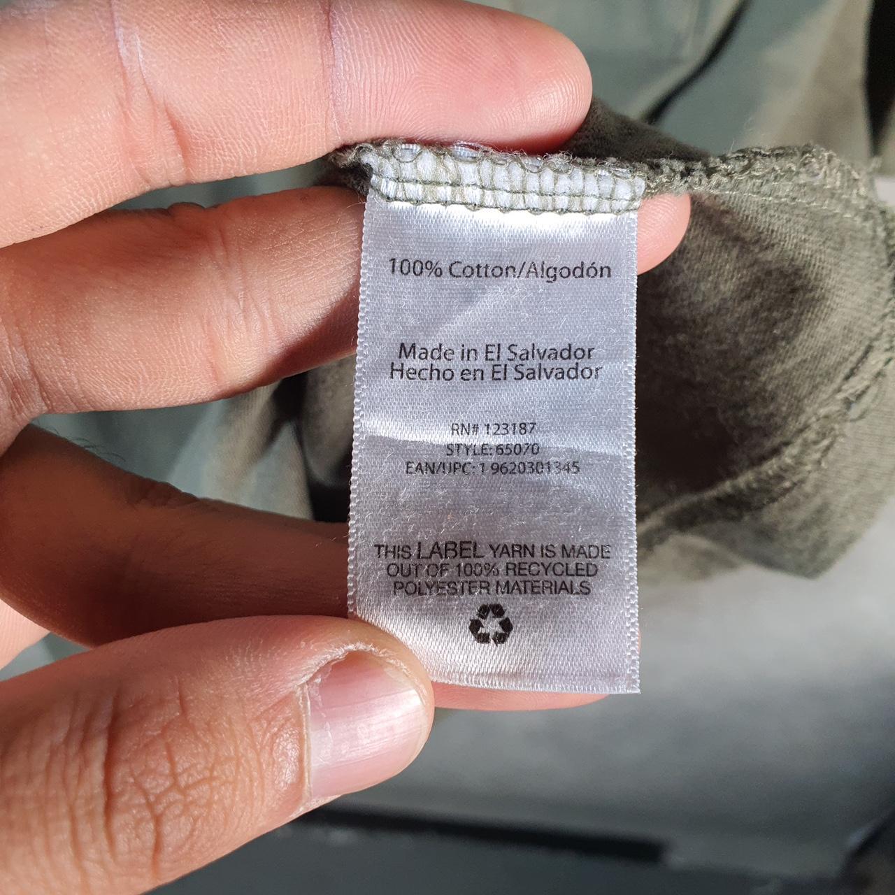 Vintage Wrangler Workwear T Shirt Men’s 2XL Khaki Green Logo Athletic Casual