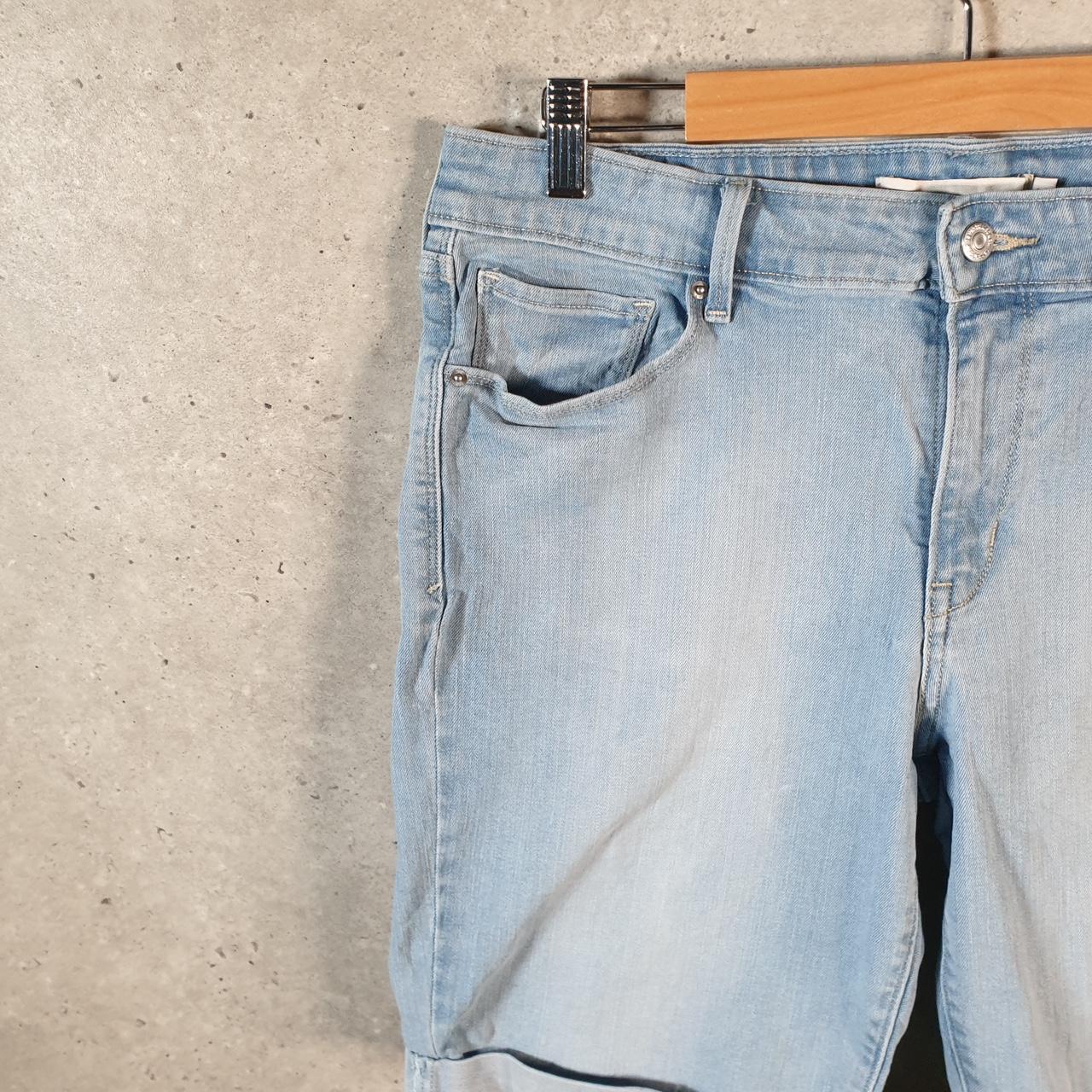 Vintage Levi’s Baggy Shorts Jorts Cargo Womens W32 Blue relaxed Denim