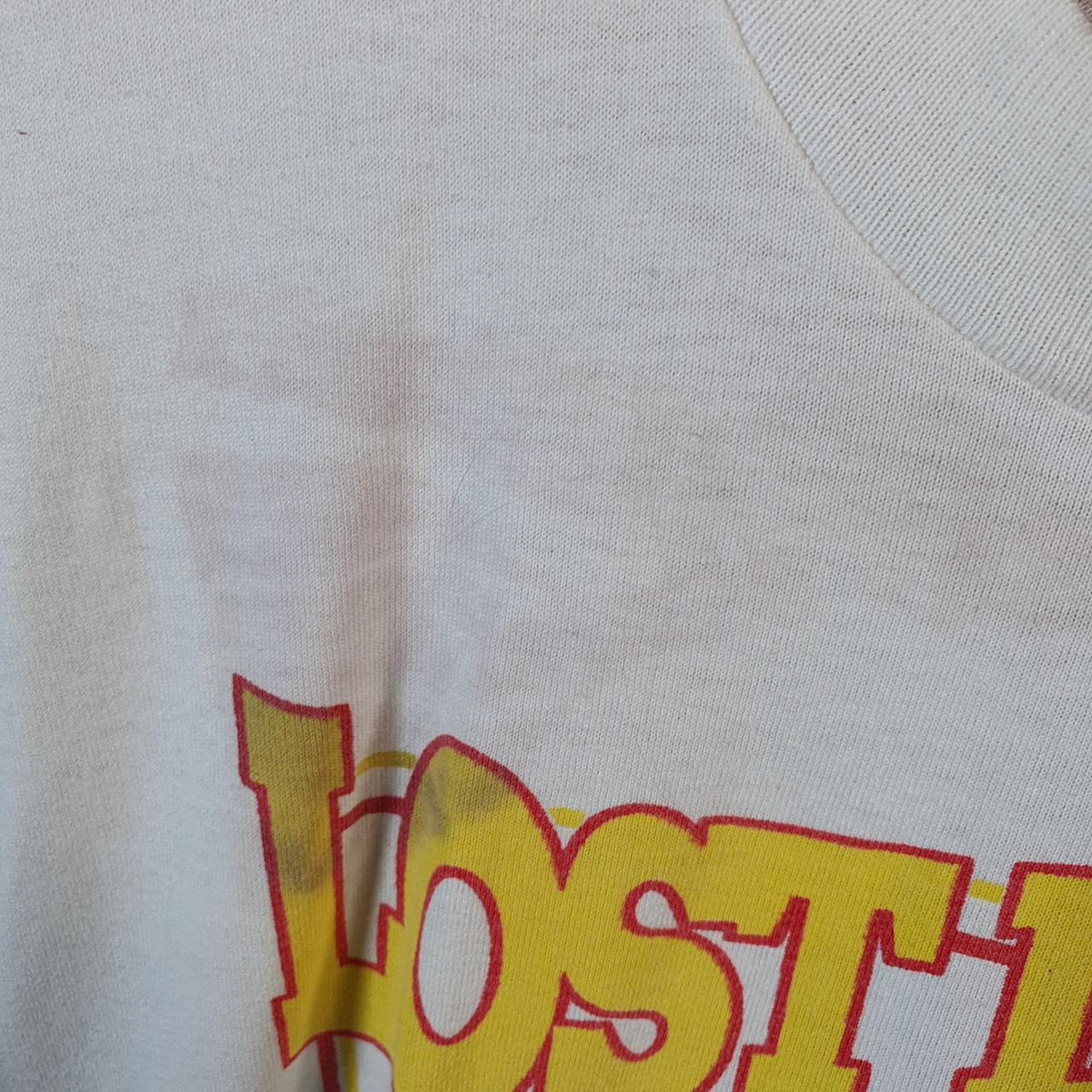 Vintage Fruit of the Loom Best 50s Car Carolina 90s USA Single Stitch T Shirt Men’s 2XL White Big Fish Vintage