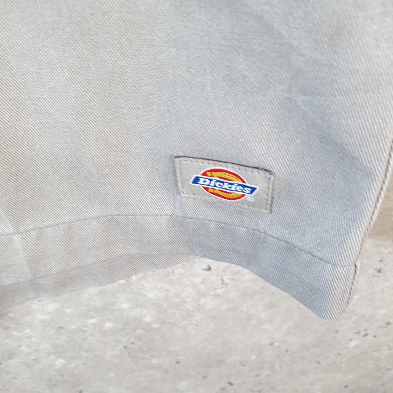 Vintage Dickies Baggy Chino Shorts Jorts Cargo Mens W32 Grey Loose Fit