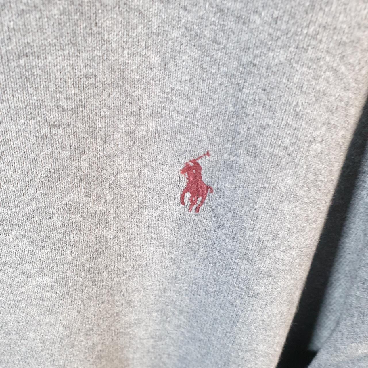 Vintage Ralph Lauren Polo Sweatshirt Men’s XL Grey Cotton Pullover Pony