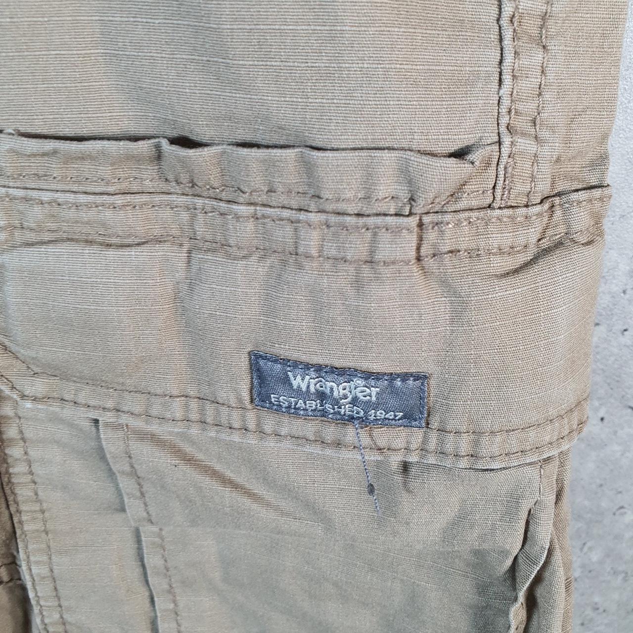 Vintage Wrangler Chino Shorts Jorts Cargo Men’s W40 Brown Baggy Cotton A4241