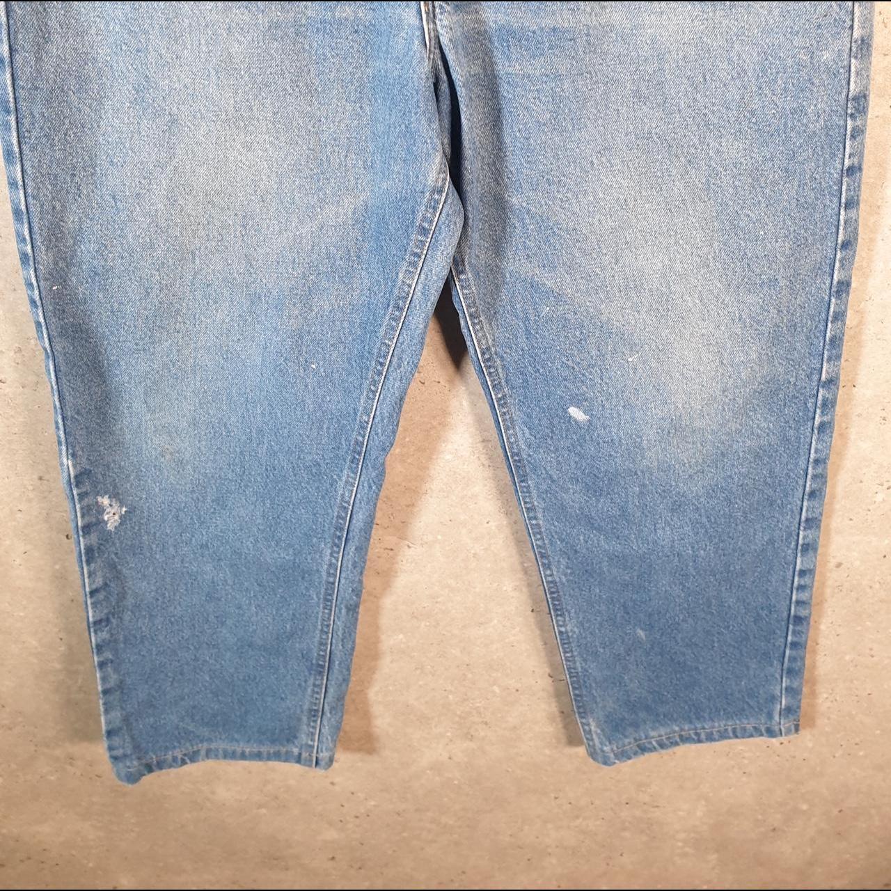 Vintage Carhartt Workwear Carpenter Jeans Mens W38 L26 Blue Denim Relaxed Fit USA