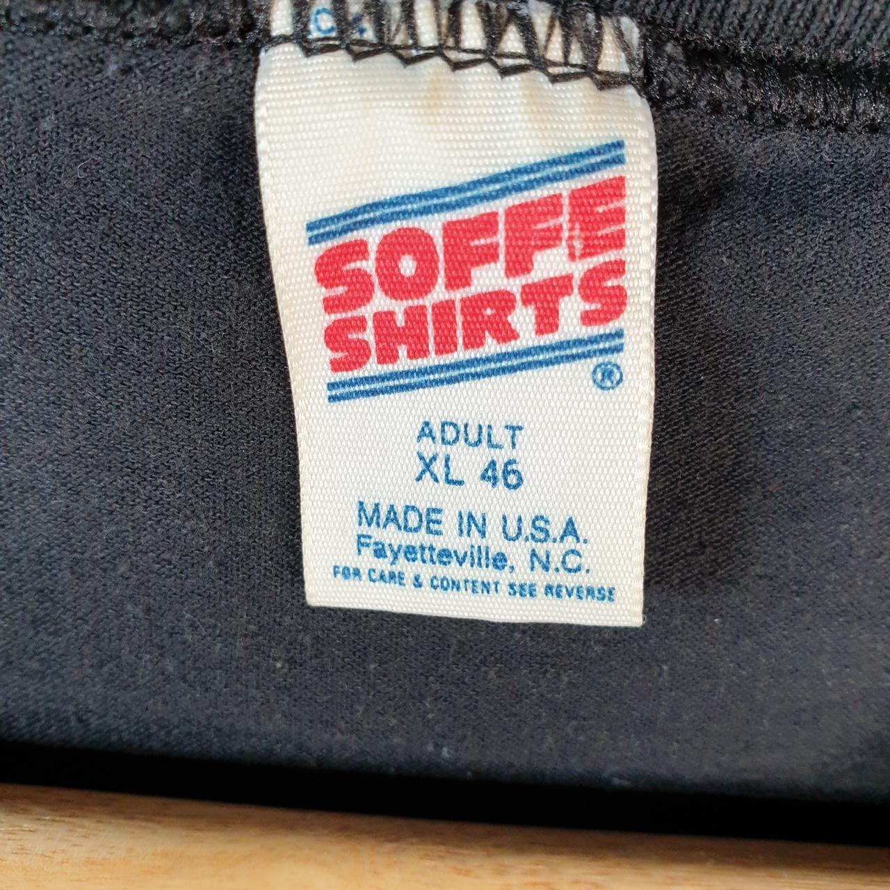 Vintage Soffes Marine Corps Semper Fi 90s USA Single Stitch T Shirt Men’s XL Black