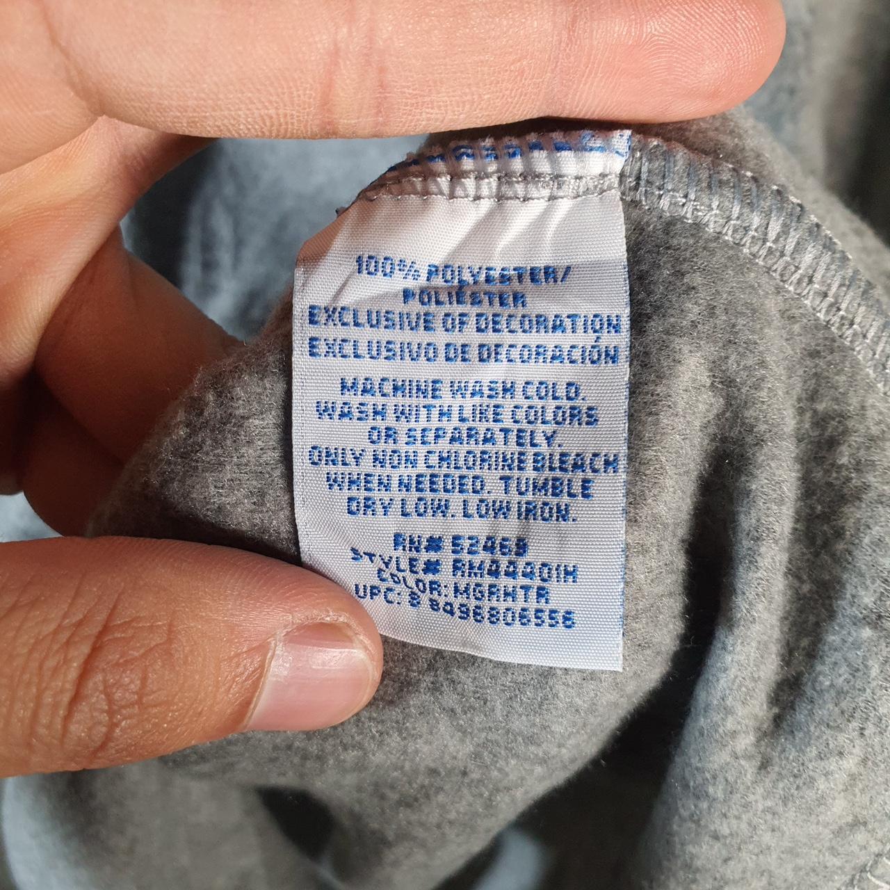 Vintage Starter Fleece Sweatshirt Jacket Mens Medium Grey 1/4 Zip