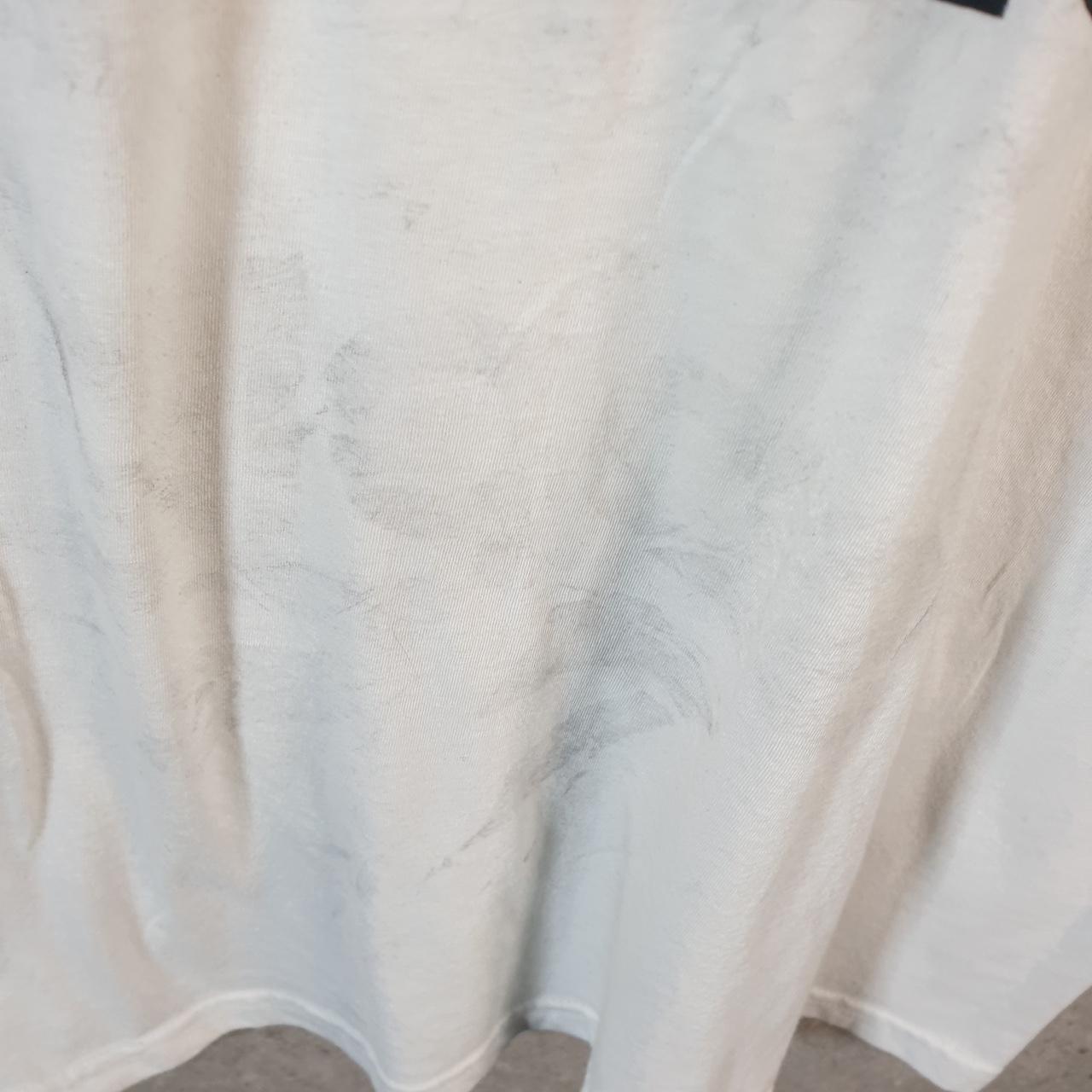 Vintage Adidas Go To Performance T Shirt Shirt Men’s Medium White Three Stripes Logo Athletic C9869