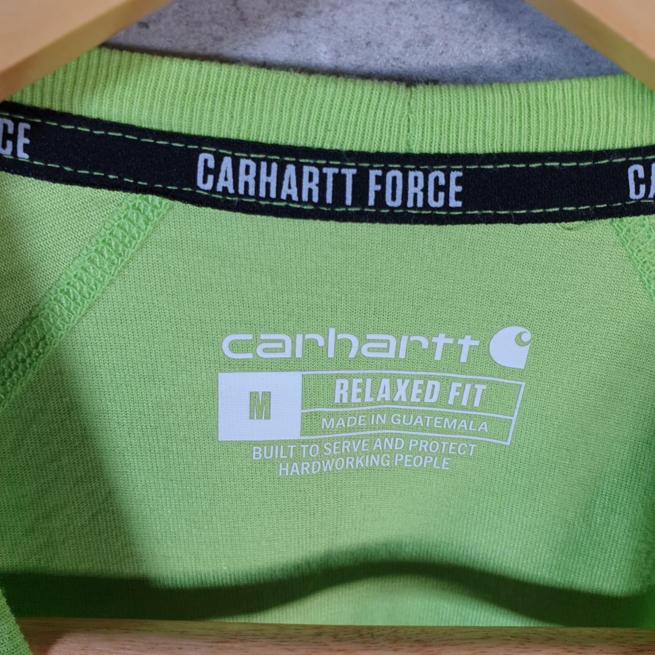 Vintage Carhartt Pocket T Shirt Men’s Medium Green Workwear Chore Utility Relaxed Fit C9307