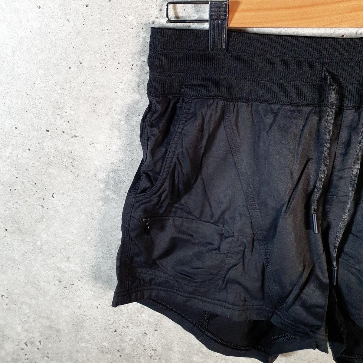 Vintage The North Face TNF Shorts Jorts Chino Cargo Womens Medium Black Baggy Cotton