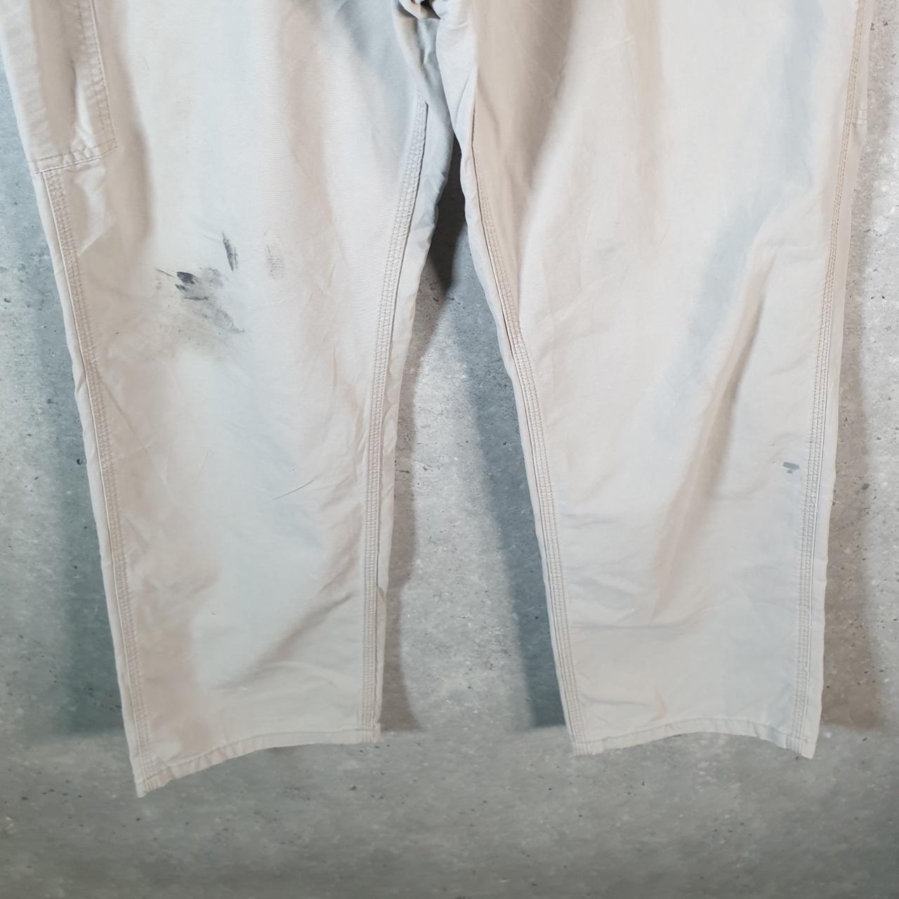 Vintage Carhartt Carpenter Trousers Mens W36 L32 Brown Dungaree Fit Workwear USA