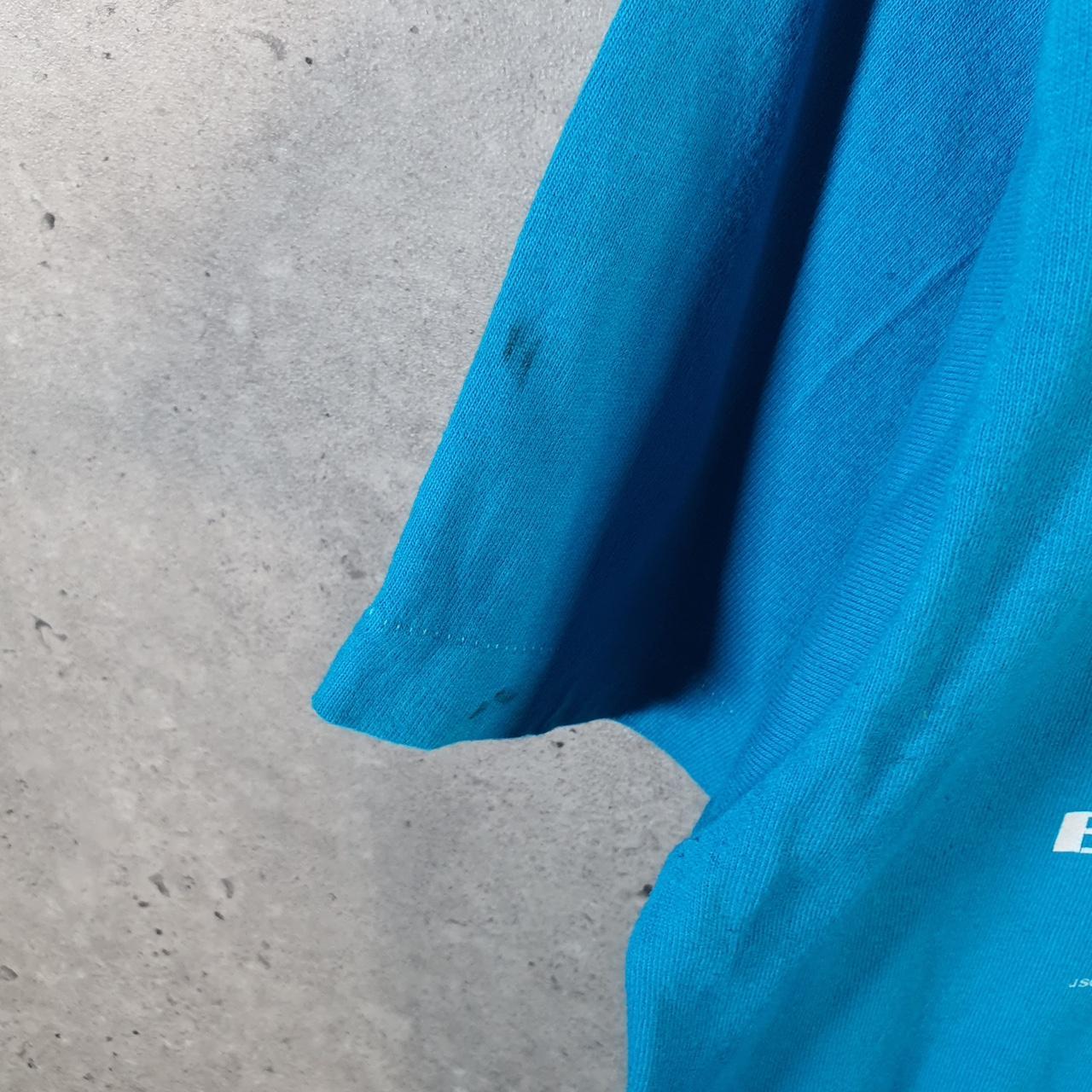 Vintage Charlotte Hornets Basketball 90s USA Single Stitch T Shirt Men’s Small Blue