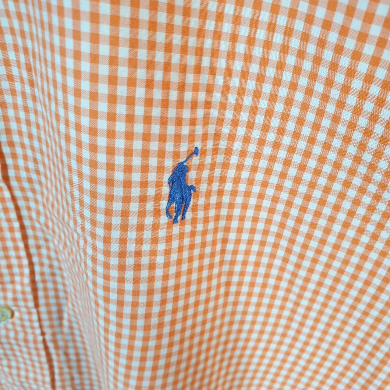 Vintage Ralph Lauren Button Down Shirt Men’s M Checkered Blake Pony Cotton