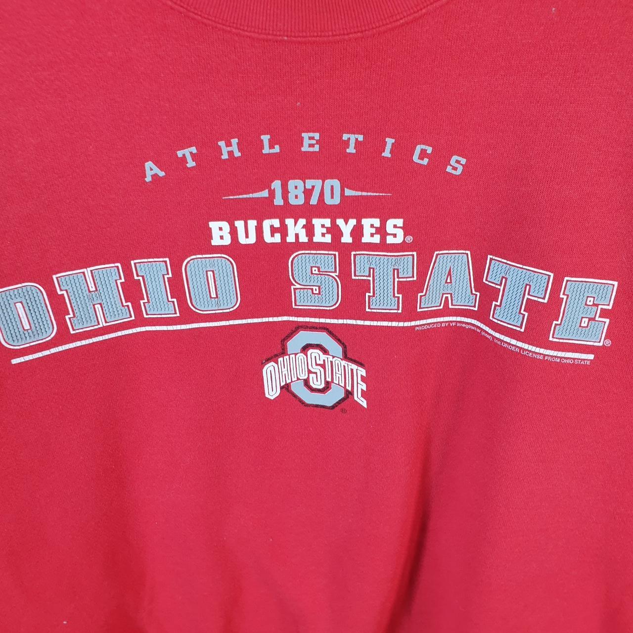 Vintage Lee Sport Ohio State Buckeyes NFL Sweatshirt Men’s Medium Red USA Pullover