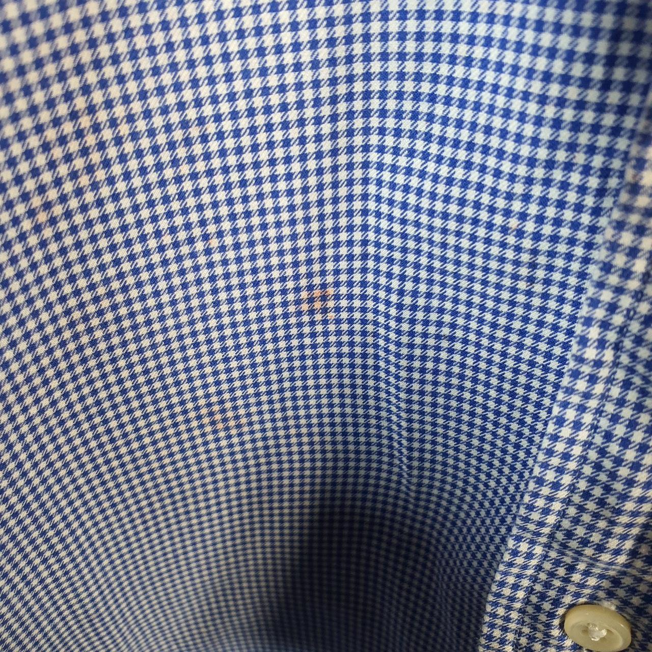 Vintage Ralph Lauren Button Down Shirt Men’s XL Yarmouth Checkered Blue Pony