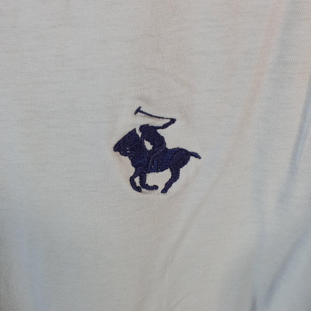 Vintage Marco Donateli Embroidered Logo T Shirt Mens Medium White Athletic Casual