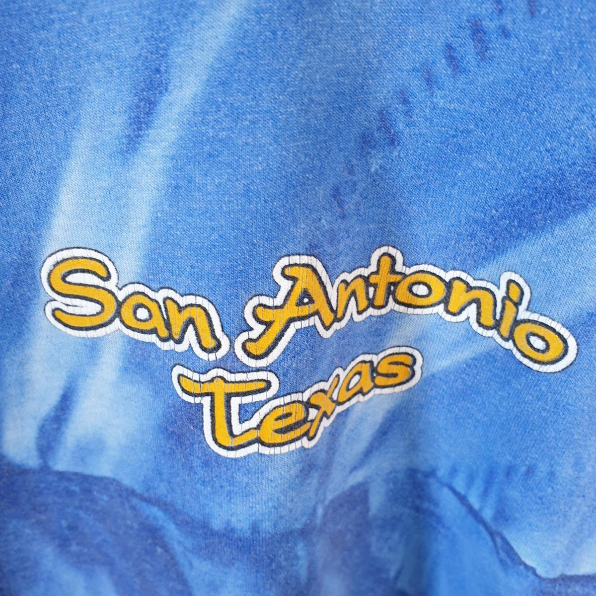 Vintage Hanes San Antonio Texas 90s USA Single Stitch T Shirt Men’s XL Blue C9449
