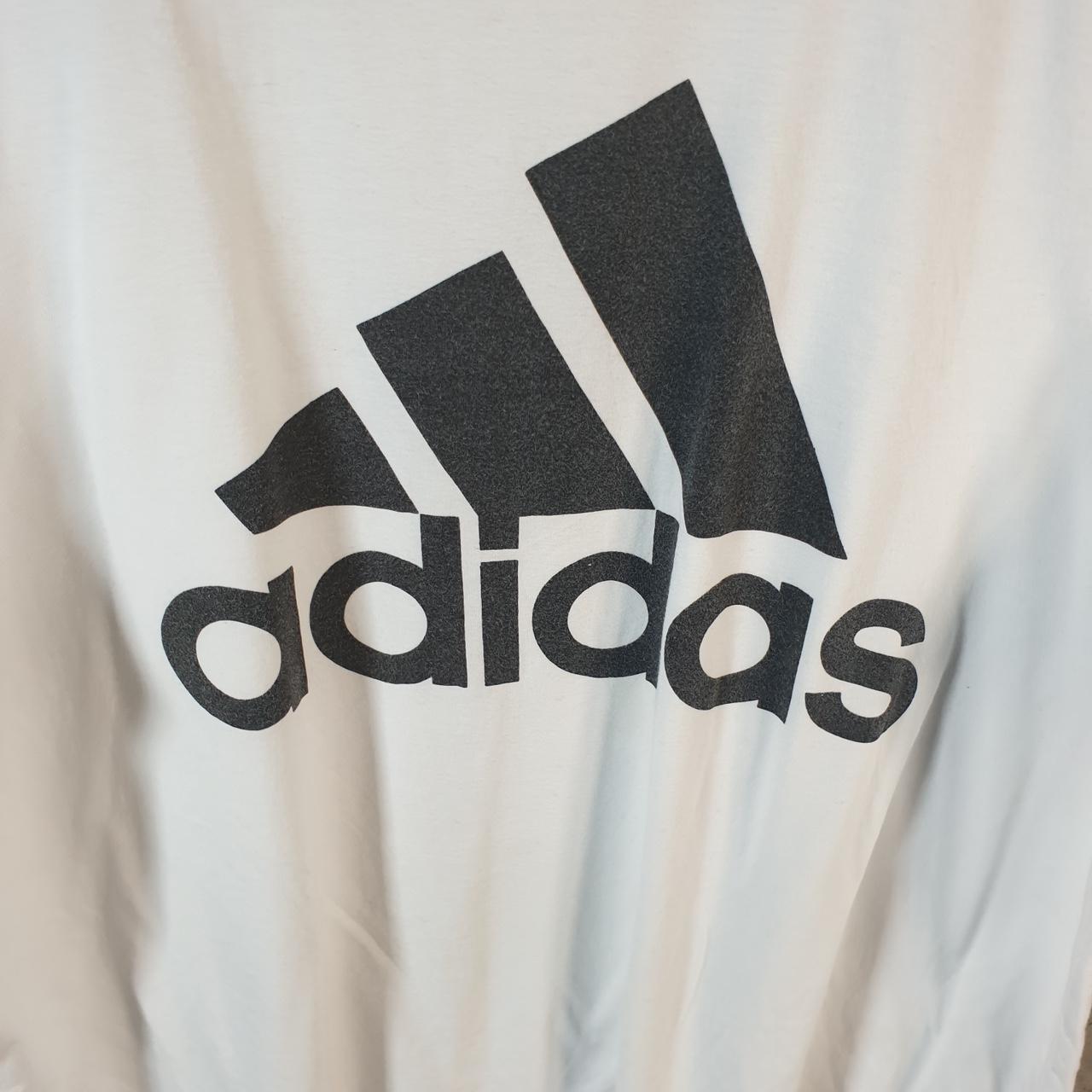 Vintage Adidas Golf Spellout T Shirt Men’s XL White Three Stripes Athletic