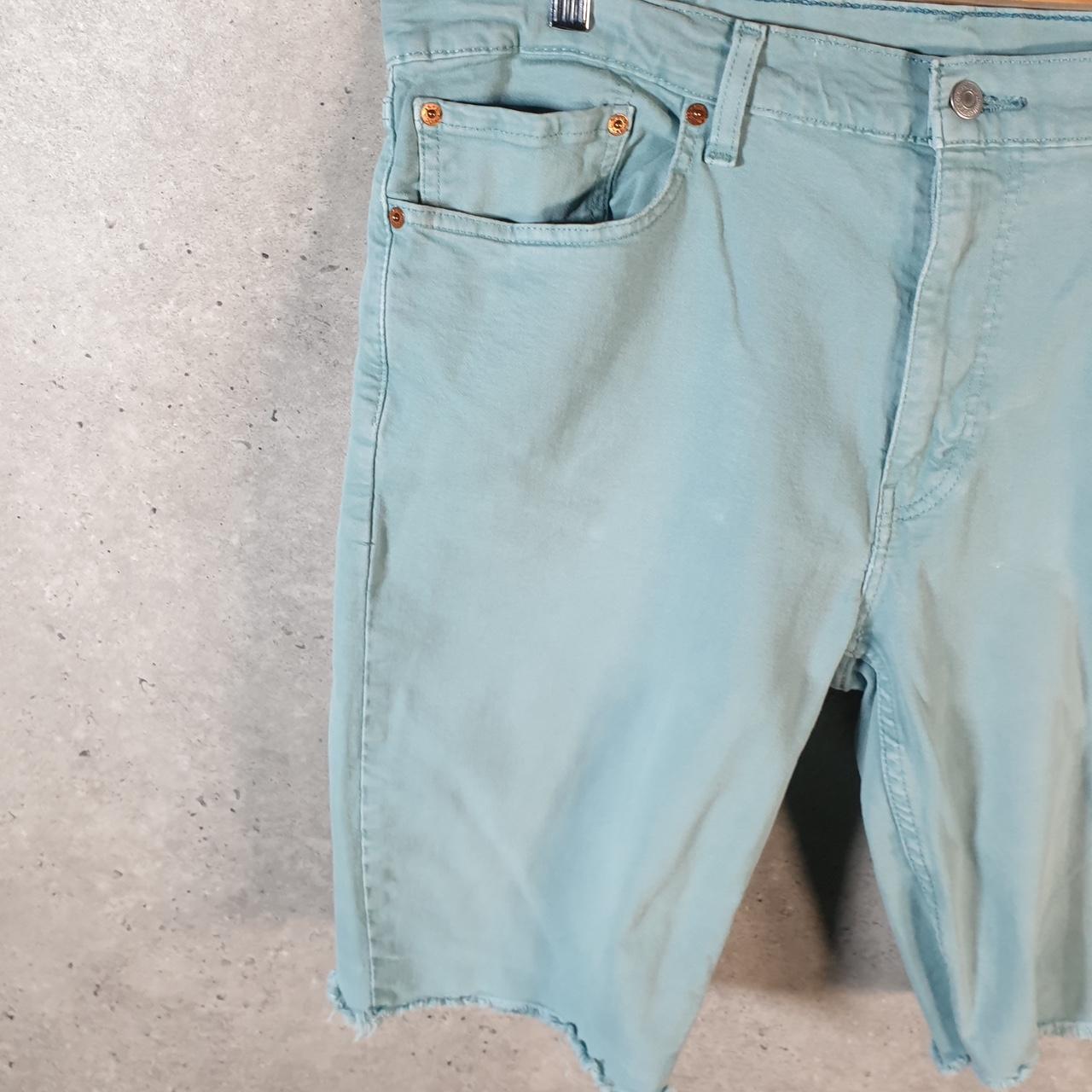 Vintage Levi’s 511 Baggy Shorts Jorts Cargo Mens W38 Blue Relaxed Denim