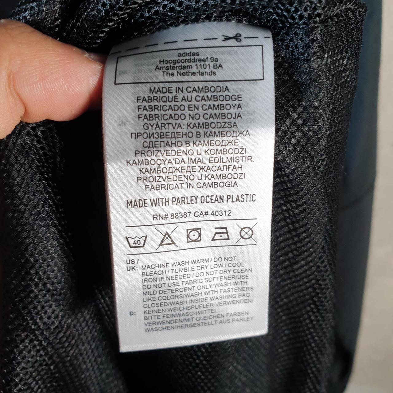 Vintage Adidas Windbreaker Track Jacket Mens XL Black USA Three Stripes Full Zip