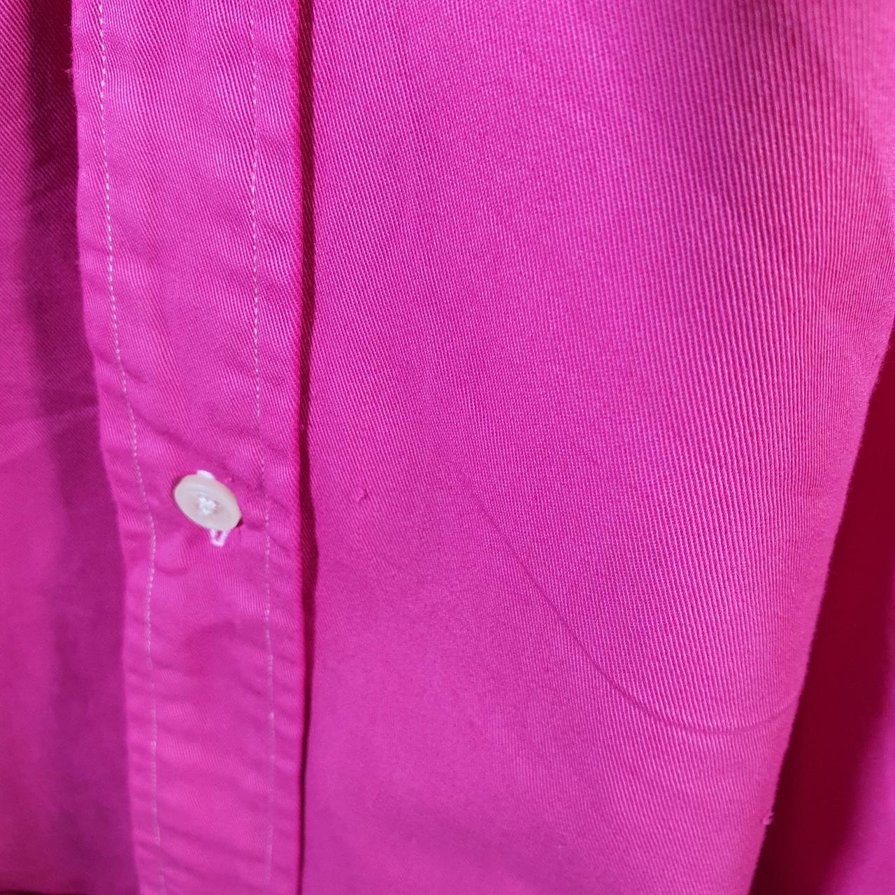 Vintage Ralph Lauren Button Down Shirt Men’s Small Pink Blake Cotton Pony Casual Big Fish Vintage