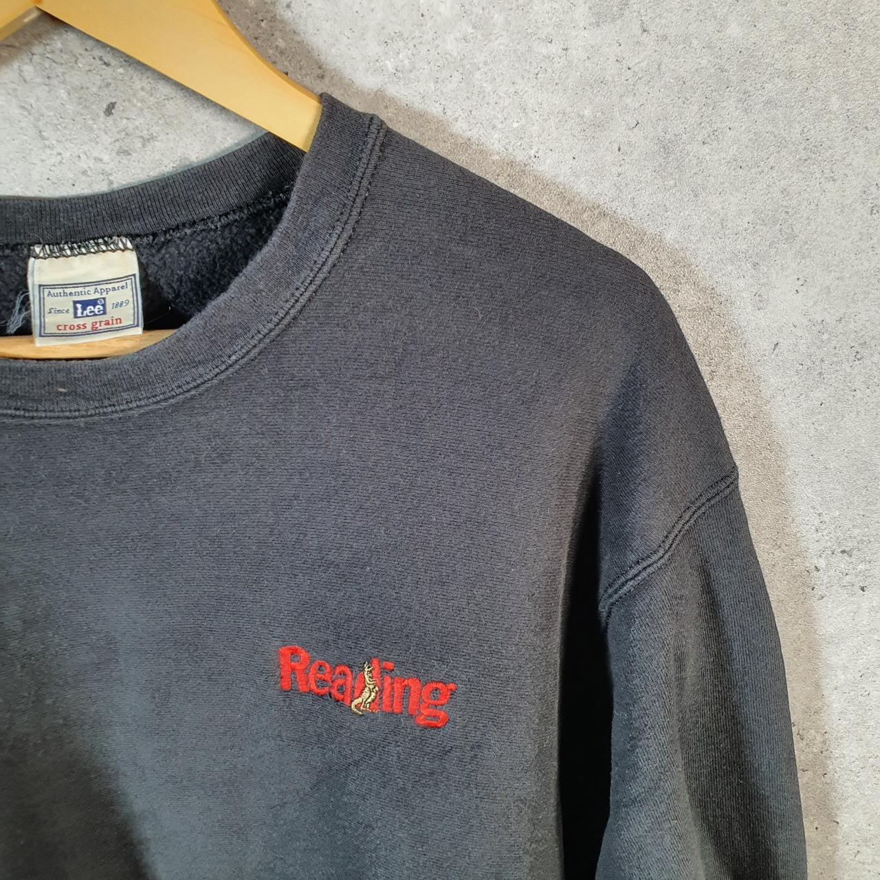 Vintage Lee Cross Grain Sweatshirt Men’s Large Black USA Reading Pullover