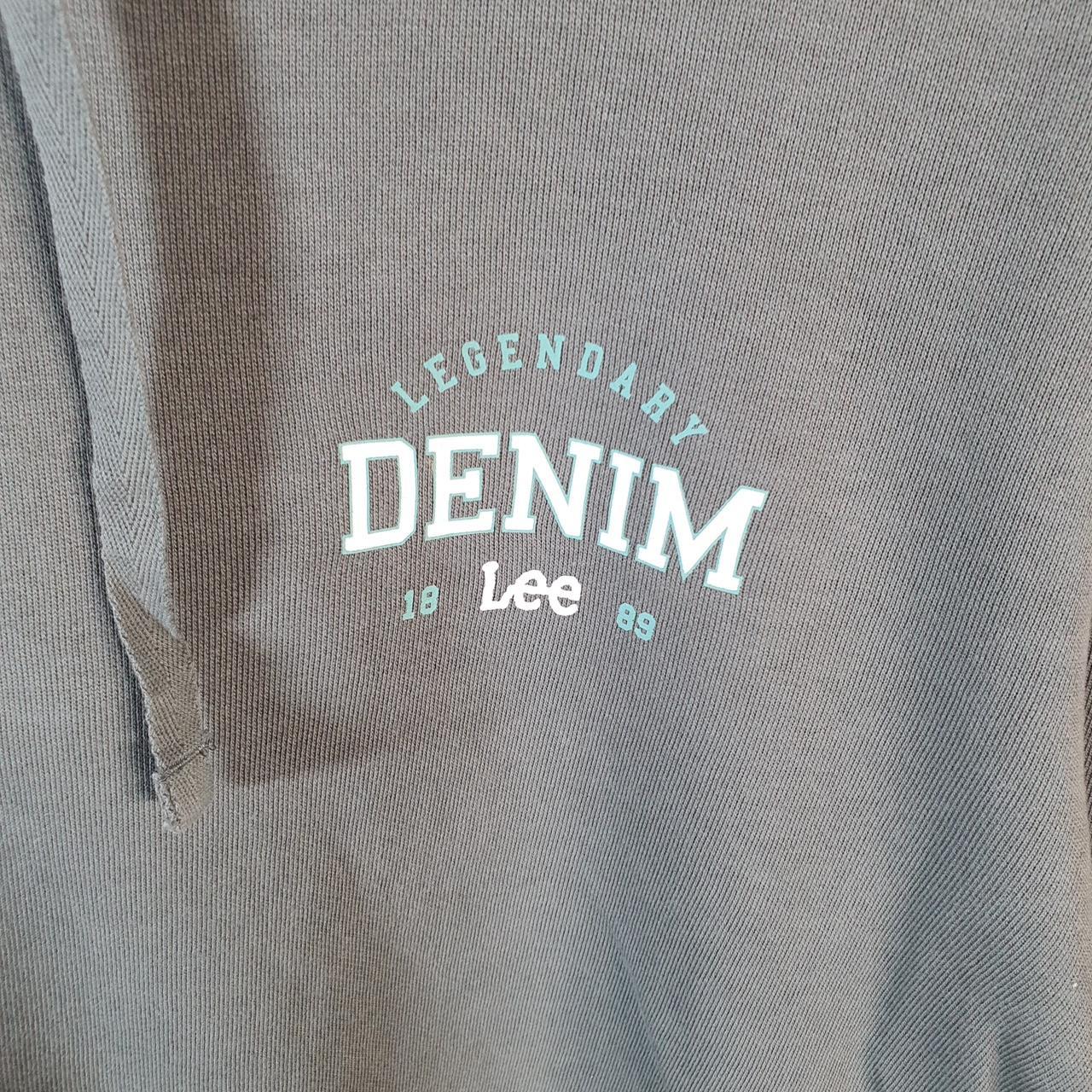 Vintage Lee Heavyweight Hoodie Womens Medium Green USA Pullover